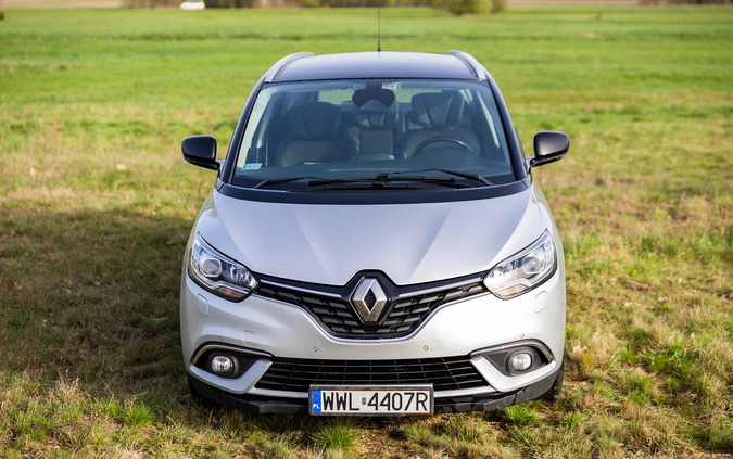 Renault Grand Scenic cena 54500 przebieg: 153100, rok produkcji 2017 z Złotów małe 46